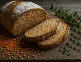 pain lentilles corail